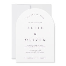 Plum Lila Boho Arch Modern Bröllop