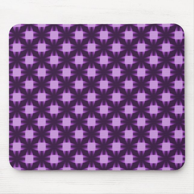 Plum Lila Ding Disks Mousepad Musmatta (Framsidan)