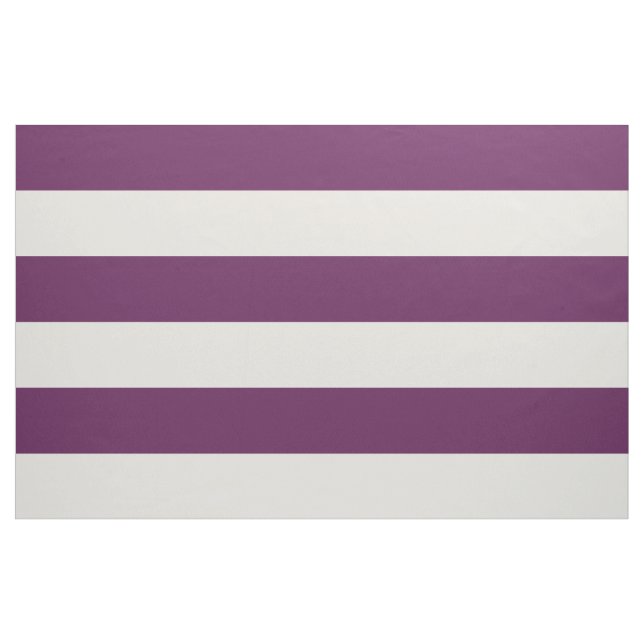 Plum Lila och ivorianburet Rand Stora  Tyg (Yard)