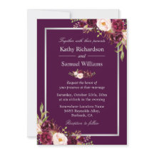 Plum Lila Rustic Blommigt Silver Grått Fall Weddin