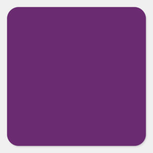 Plum Lila Square-etikett Fyrkantigt Klistermärke