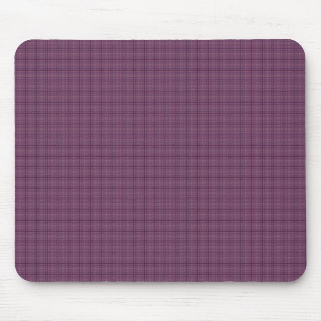 Plum Lila Squares Mousepad Musmatta (Framsidan)