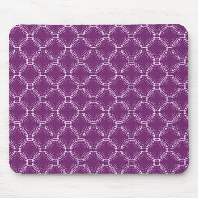 Plum Lila Uptown Elegance Mousepad Musmatta (Framsidan)