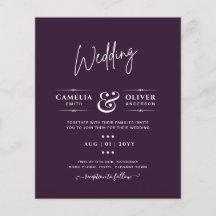 PLUM-LILAN PLUM-PLUM-PLUM-BUDGETEN (Bröllop) - Enk