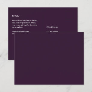 PLUM-LILAN PLUM-PLUM-PLUM-BUDGETEN (Bröllop) - Enk Vykort