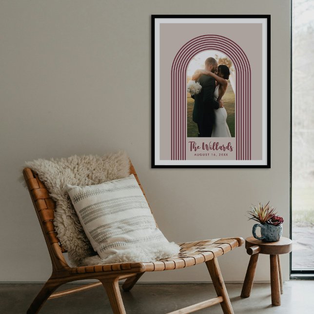 Plum Lombard Lines Arch Custom Photo Art Print Poster (Skapare uppladdad)