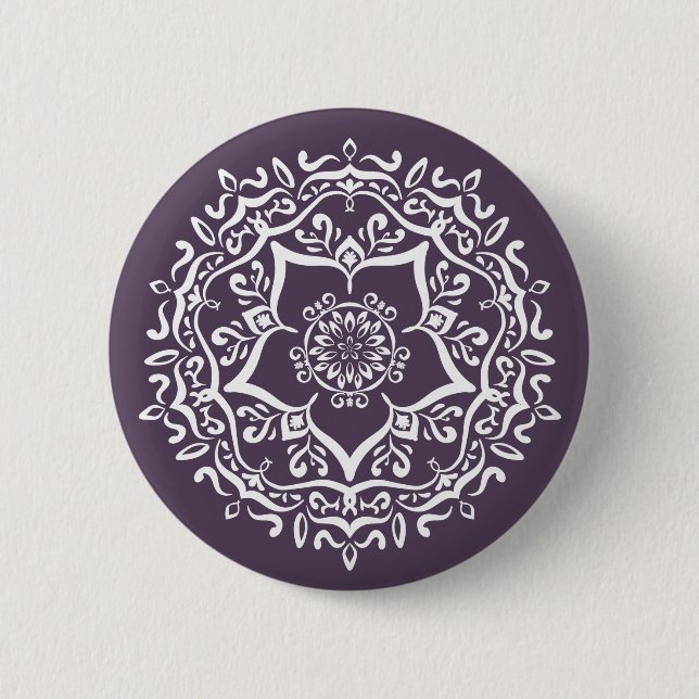 Plum Mandala Knapp (Framsida)