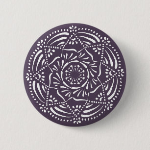 Plum Mandala Knapp