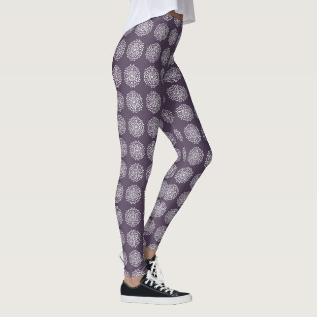 Plum Mandala Leggings (Höger)