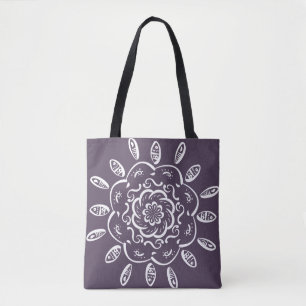 Plum Mandala Tygkasse