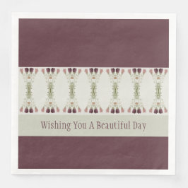 Plum- och Grått-Grönt Pappersservett