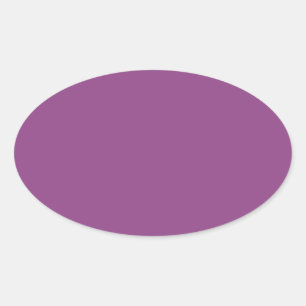Plum Oval Sticker Ovalt Klistermärke