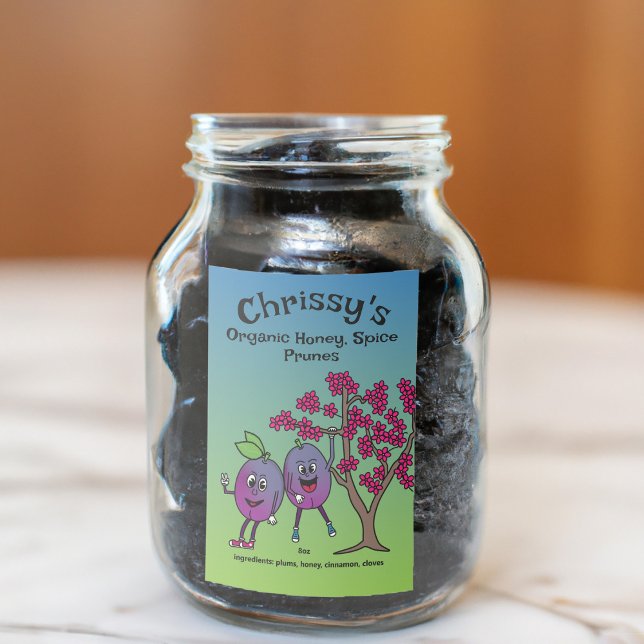 Plum Pals-Tecknad - snygga rengöringskassar och me Mat Etikett (Skapare uppladdad)