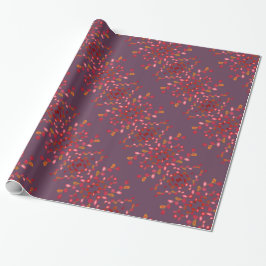 Plum Patterned Wrapping Papper Presentpapper