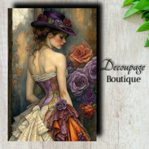 Plum & Pearl Ro Decoupage