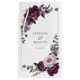 Plum Peonies Blommigt Hotel Bröllop Gift Bag