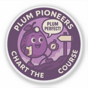 Plum Perfect Explorer Navigation Klistermärken