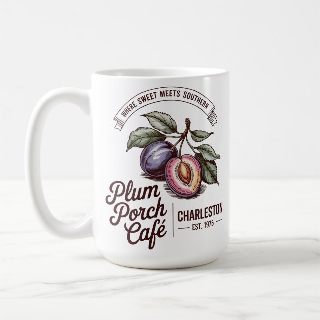 Plum Porch Café Kaffemugg (Vänster)