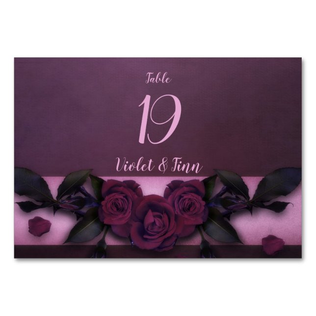 Plum Ro Bordsnummer (Framsidan)