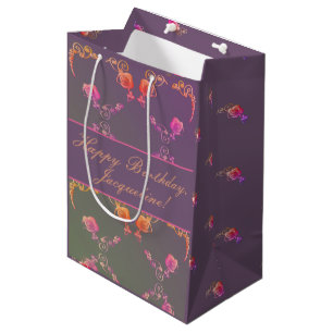 Plum Ro Hearts Birthday/Mors dag Gift Bag