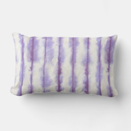 Plum Shibori Tie Dye Lumbarkudde