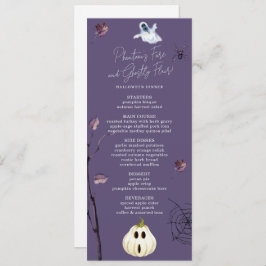 PLUM SPOOKY PUMPKIN SPIDER AUTUMN GHOST HALLOWEEN MENY