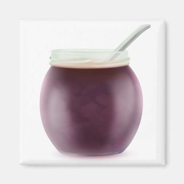 Plum sylt magnet (Framsidan)