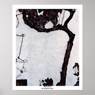 Plum Träd efter Schiele Egon Poster
