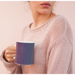 Plum Tranquibility - Elegant Plum Teal Gradient Mu Kaffemugg