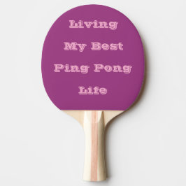 Plum Vin Lila Vår Säsongssäsong i Färg Pingisracket