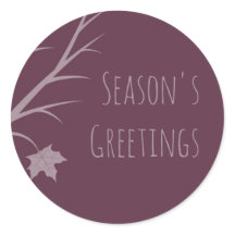 Plum Winter Season hälsningar