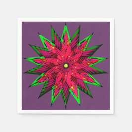 Plum Wonderful Poinsettia WOW Pappersservett