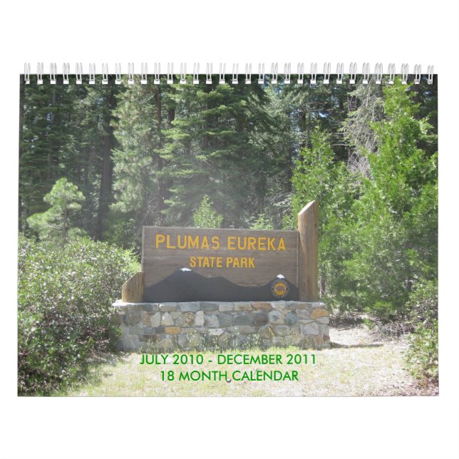 PLUMAS--EUREKADELSTATSPARK KALENDER (Omslag)