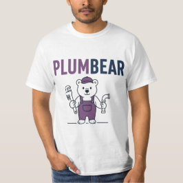 Plumbear – Rolig Björn VVS Puns T Shirt