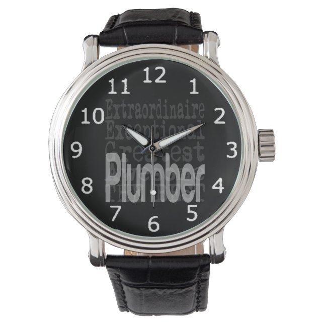 Plumber Extraordinaire Armbandsur (Framsida)