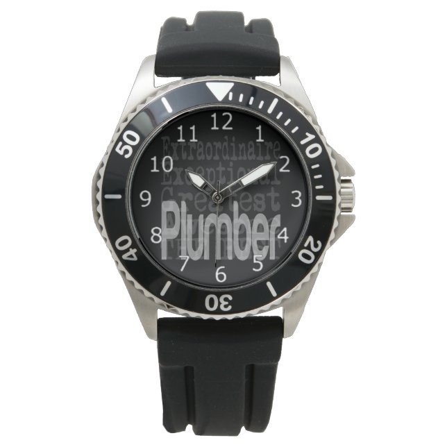 Plumber Extraordinaire Watch Armbandsur (Framsida)