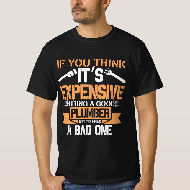 Plumber Gift Idea Plumber T Shirt (Framsida)