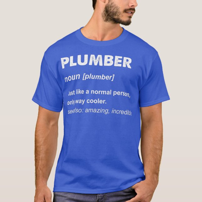 Plumber Gift T Shirt (Framsida)
