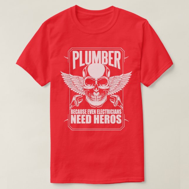 Plumber Hero T Shirt (Design framsida)