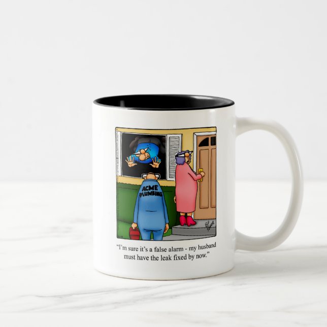 Plumber Humor Mugg (Höger)