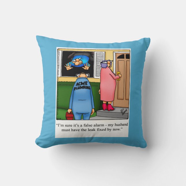 Plumber Humor Pillow Gift Kudde (Framsida)