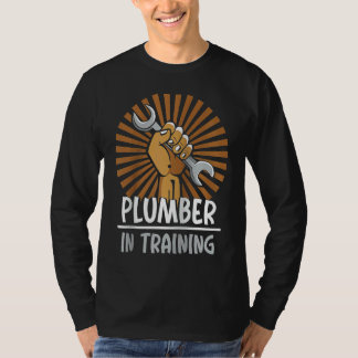 Plumber In Training Pipe Plumbing Plumbers Pipefit T Shirt