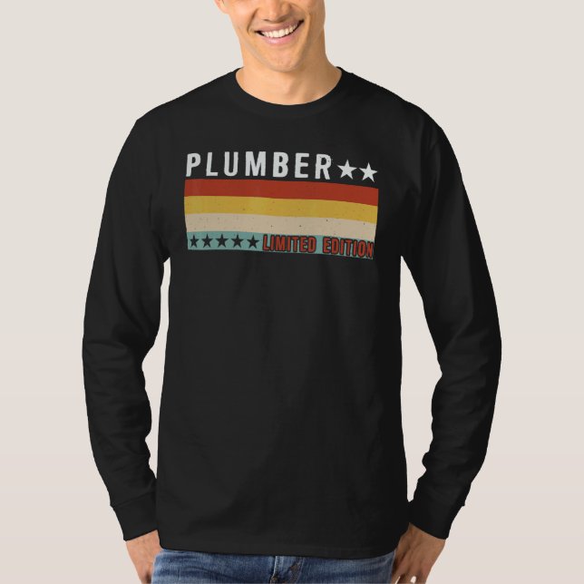 Plumber Job Title Profession Worker Appreciation I T Shirt (Framsida)