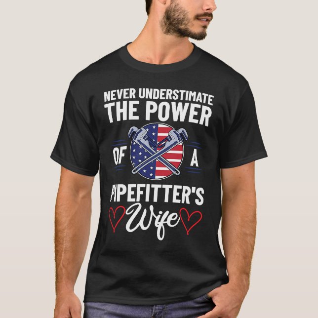 Plumber Maka Pipefitter Girlkompis Steamfitter T Shirt (Framsida)