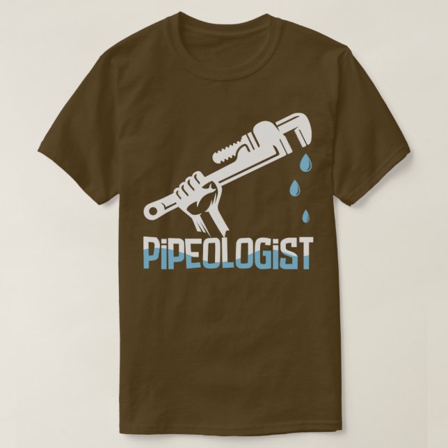 Plumber Pipeolog T Shirt (Design framsida)