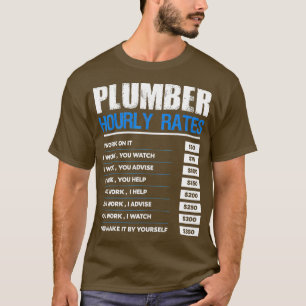 Plumber Timrate Manar Funny Gift Idea för T Shirt