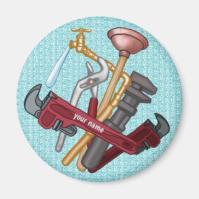 Plumber Verktyg magnet (Framsidan)