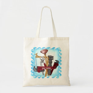 Plumber Verktyg Tote Bag Tygkasse