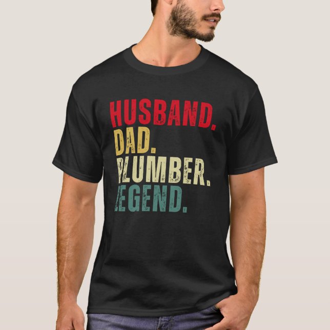 Plumberförklaringen make Pappa T Shirt (Framsida)