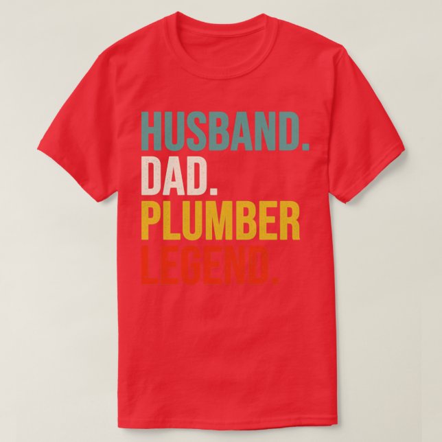 Plumberförklaringen make Pappa T Shirt (Design framsida)